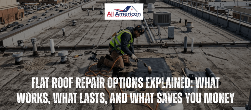 Flat Roof Repair Options Explained - What Works, What Lasts, and What Saves You Money