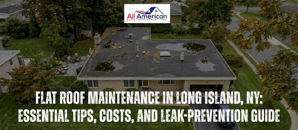 Flat Roof Maintenance in Long Island, NY Essential Tips, Costs, and Leak-Prevention Guide