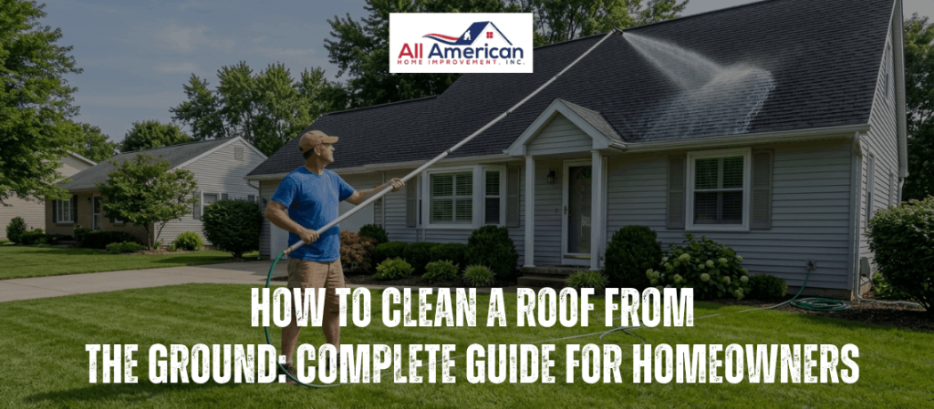 How To Clean A Roof From The Ground - Complete Guide for Homeowners