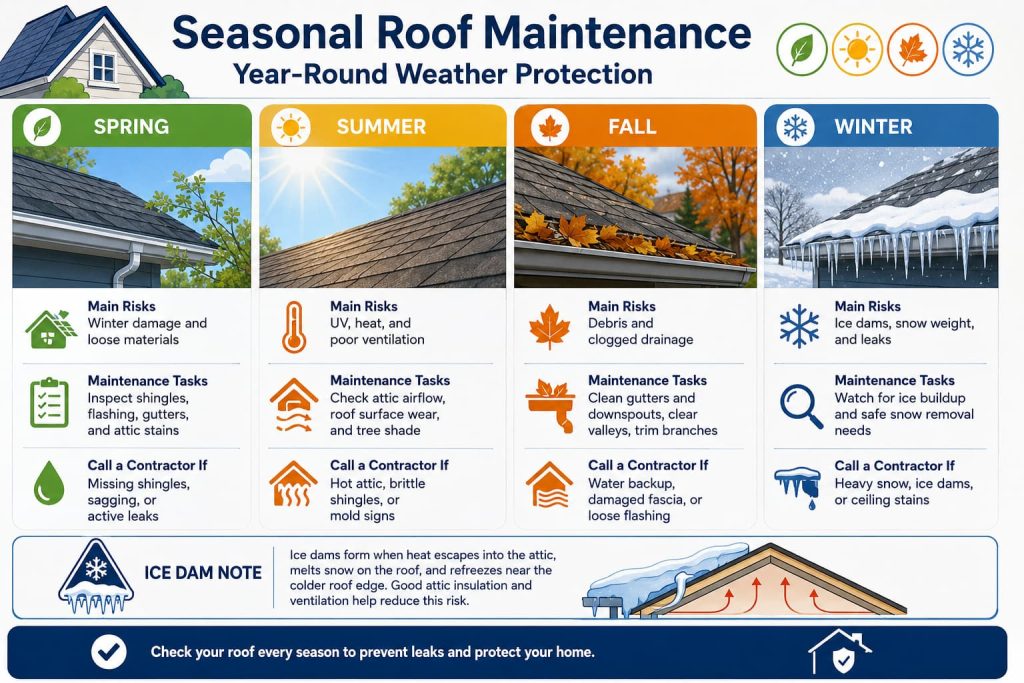How to Maintain a Roof in Harsh Weather - A Homeowner’s Step-by-Step Guide