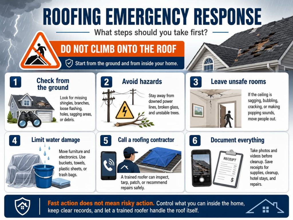 Roof Emergency Preparedness - Safety, Supplies, and First Response Steps